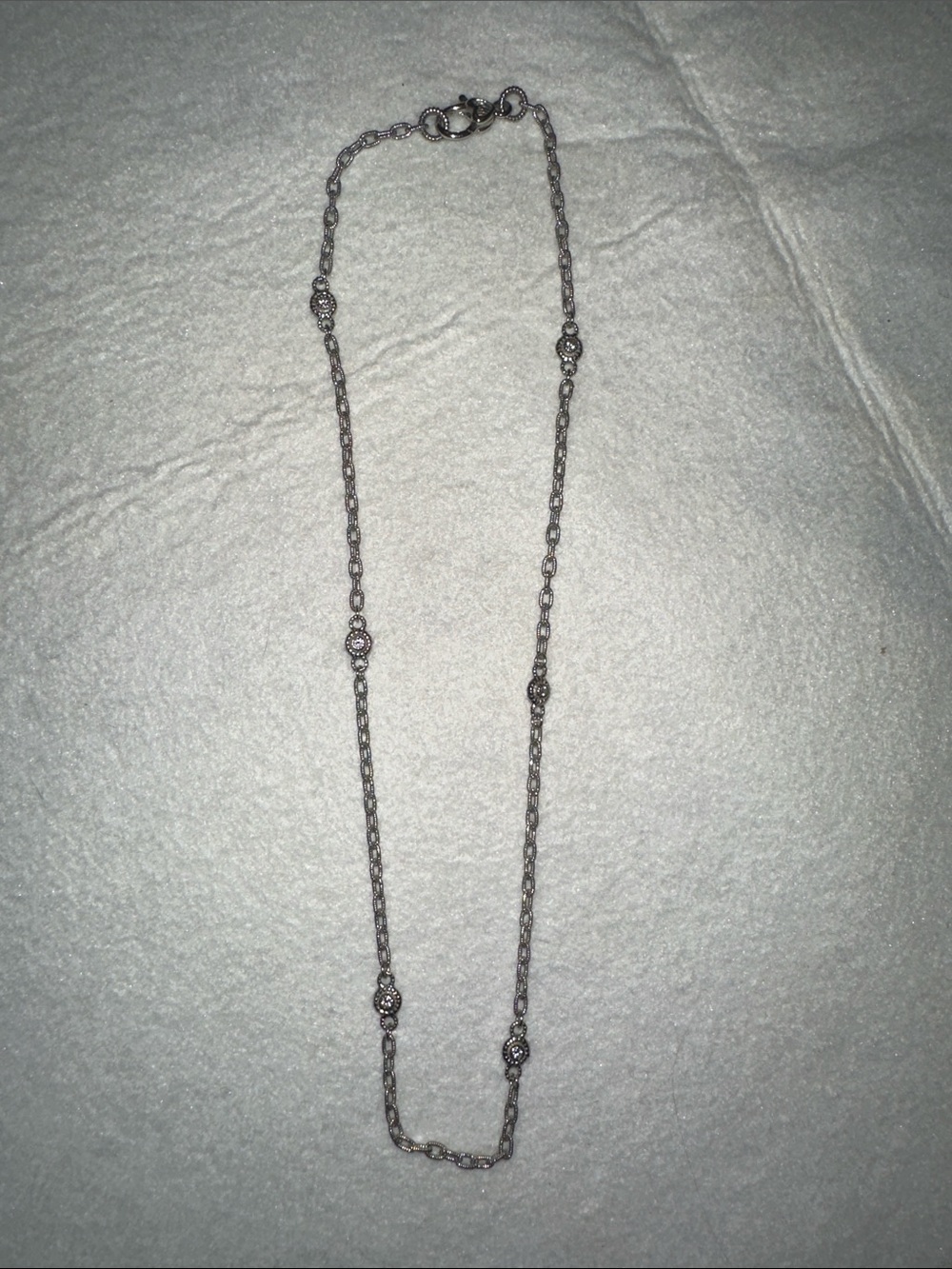 Judith Ripka Diamonds by the Yard 18” Necklace